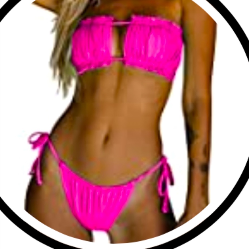 Byoauo Hot Pink Bikini-Small